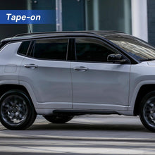 Load image into Gallery viewer, Easy Install Out-Channel Rain Guards for 2017-2025 Jeep Compass - Smoked Finish