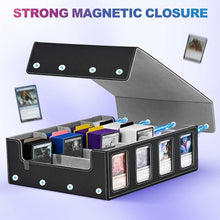 Load image into Gallery viewer, Durable Trading Card Case with Removable Lid and 24 Dividers - Perfect for MTG