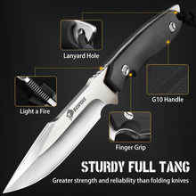 Load image into Gallery viewer, Heavy-Duty Outdoor Knife with Kydex Sheath &amp; Non-Slip Handle - For Adventurers