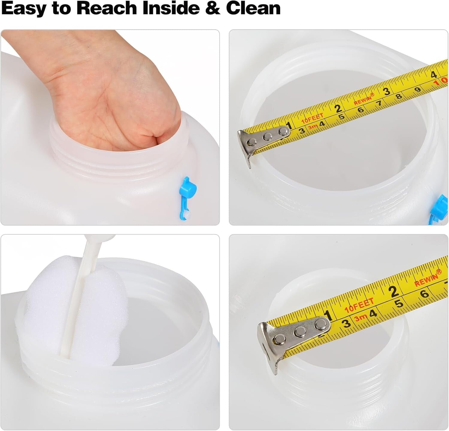 5-Gallon Portable Water Container with Spigot: Perfect for Camping & Emergencies