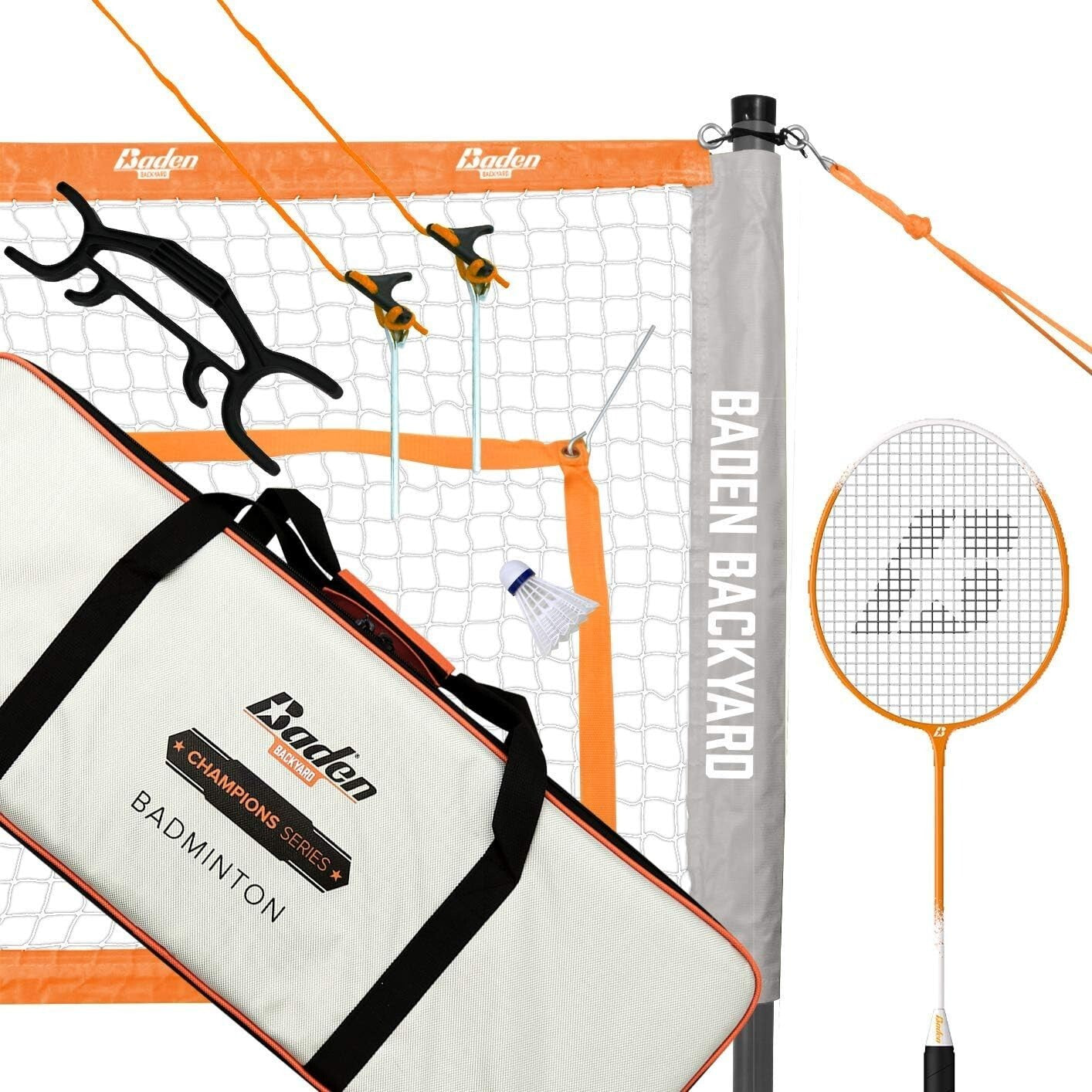 Family-Friendly Badminton Set - Regulation Size Net, Poles & Premium Carry Bag