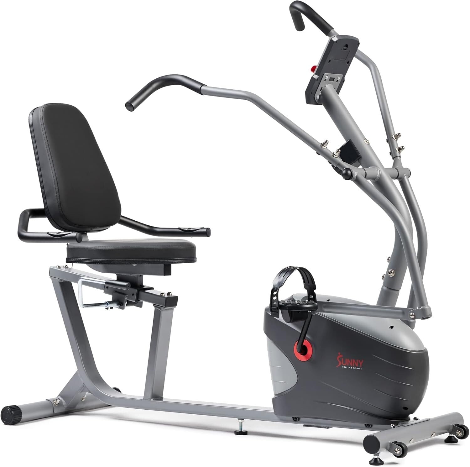 Full-Body Recumbent Bike for Seniors with Magnetic Resistance & Digital Monitor