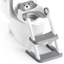 Load image into Gallery viewer, Potty Training Step Stool Seat - Waterproof, Adjustable &amp; Safeguards Sensitivity