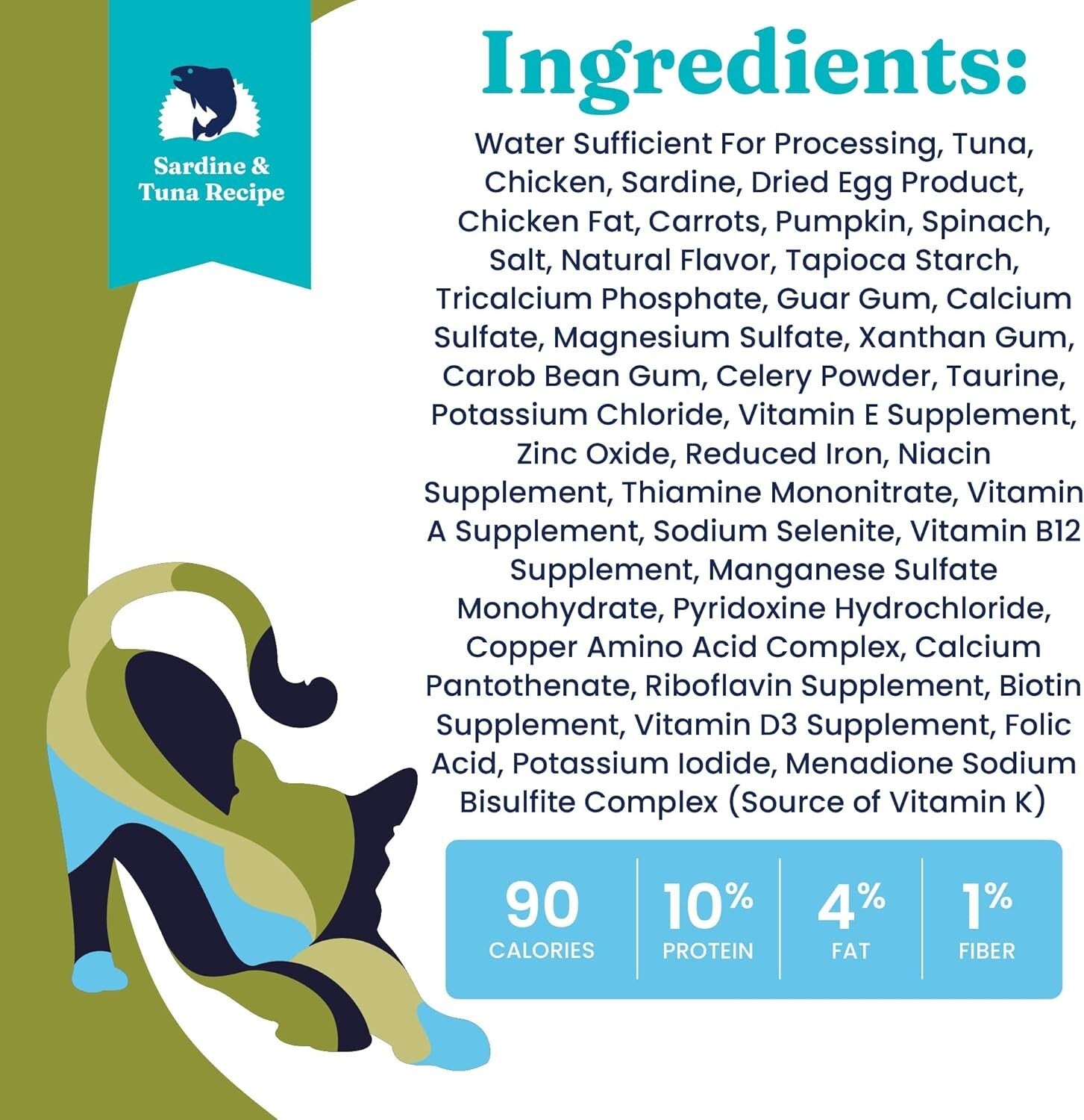 Nutritionally Complete Tuna & Sardine Pate Cat Food - 24 Cans for Happy Cats