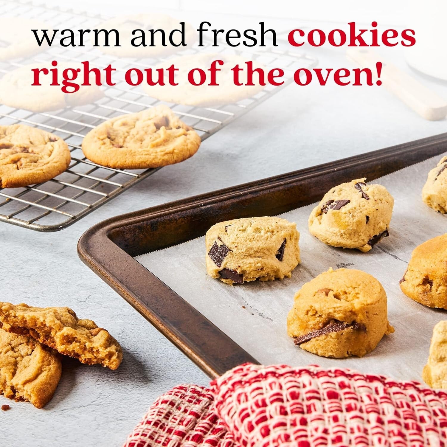 Time-Saving 64 Count Gluten-Free Chocolate Chip Cookie Dough Bites for Snacking