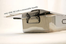 Load image into Gallery viewer, Multi-Functional Stovetop Smoker - 14.5" Stainless Steel for Flavor Lovers
