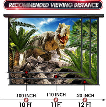 Load image into Gallery viewer, Versatile 120-Inch Electric Projector Screen for Home Theater &amp; Outdoor Use