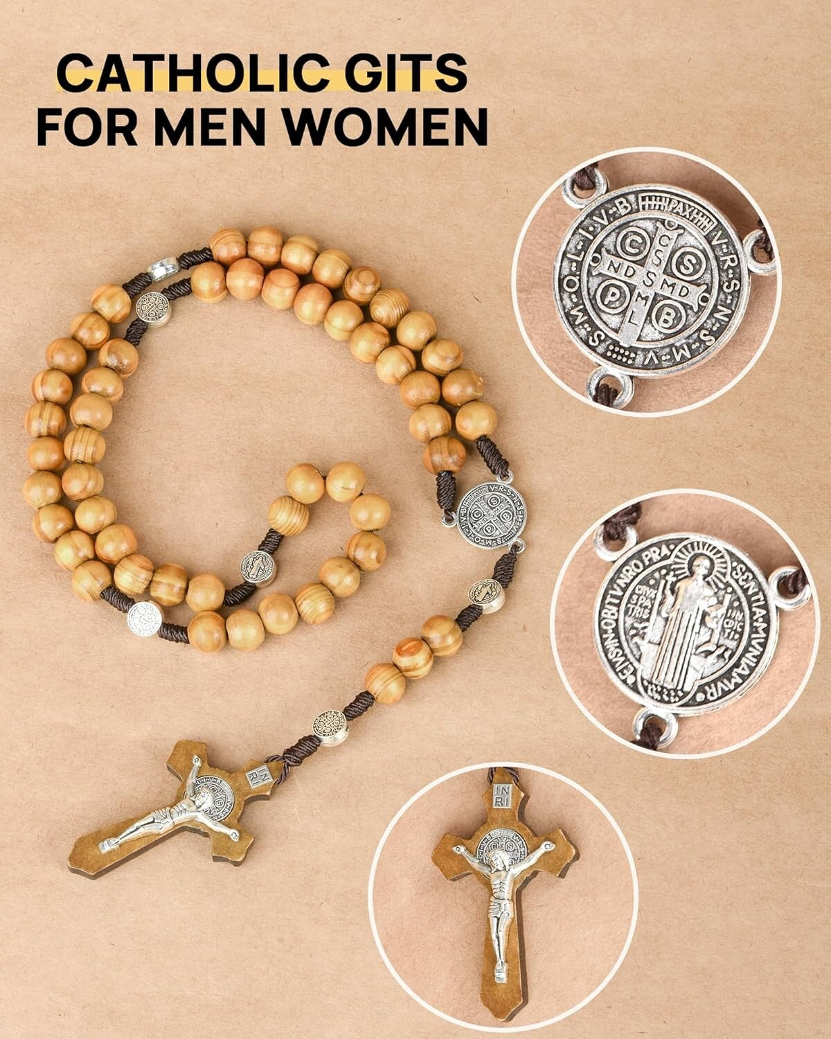 Premium Handmade Catholic Rosaries - 24 Pack for Baptisms & Special Moments