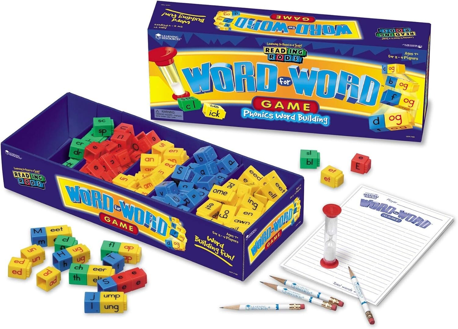 Engaging Word Building Board Game - Perfect for Phonics Practice, Ages 7+