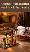 Load image into Gallery viewer, Mayberry Street Miniatures: DIY Cafe Dollhouse Kit with Warm LED Ambiance