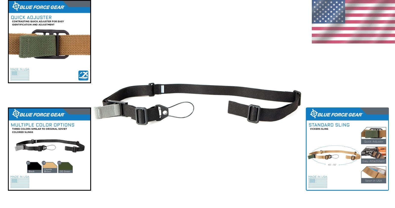 Universal Adjustable 2 Point Sling for AK | Enhanced Comfort & Stability