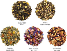 Load image into Gallery viewer, Luxurious Mariposa Tea Presentation Box with 20 Individually Wrapped Infusers