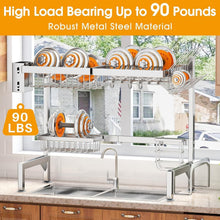 Load image into Gallery viewer, Multi-Purpose Expandable Dish Rack - Customizable Setup for Kitchen Organization