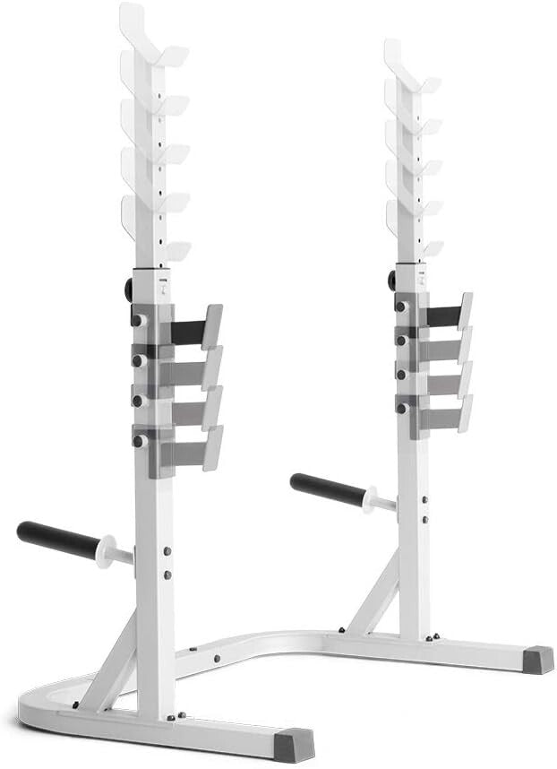 Independent Squat Rack with Adjustable Safety Arms - Perfect for Home Workouts