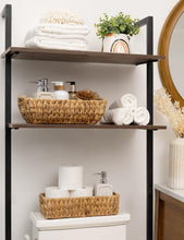 Load image into Gallery viewer, Rustic Water Hyacinth Baskets with Wooden Handles - Perfect for Any Room, 2-Pack