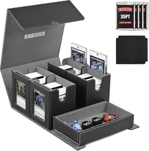 Load image into Gallery viewer, Lightweight MTG Deck Box - 5 in 1 Premium Storage for Trading Cards &amp; More
