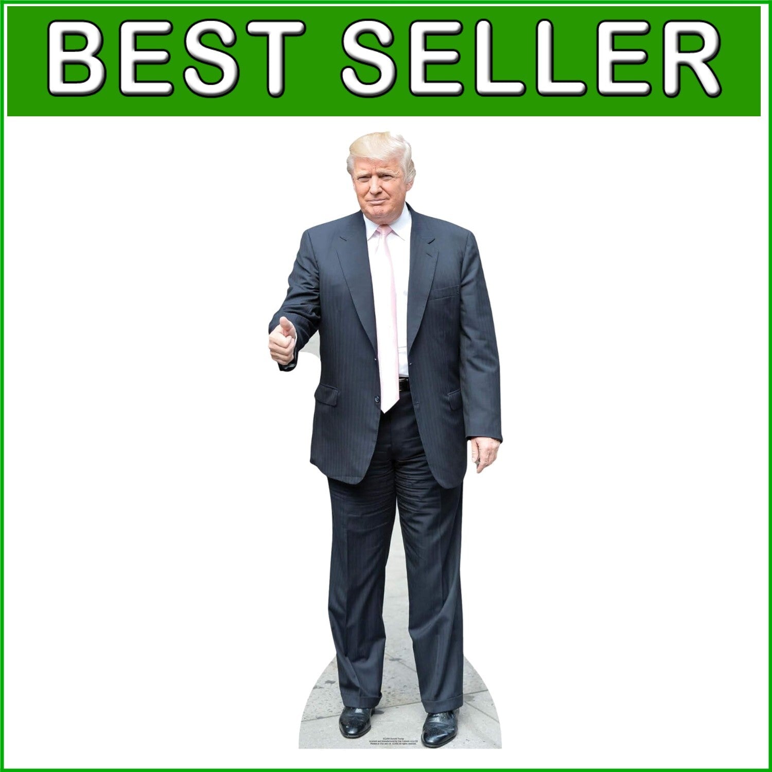Dynamic Lifesize Trump Cardboard Cutout - Perfect for Collectors & Celebrations
