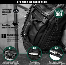Load image into Gallery viewer, All-Weather Gym Bag with 3 Carry Modes - Tactical Style for Outdoor Adventures