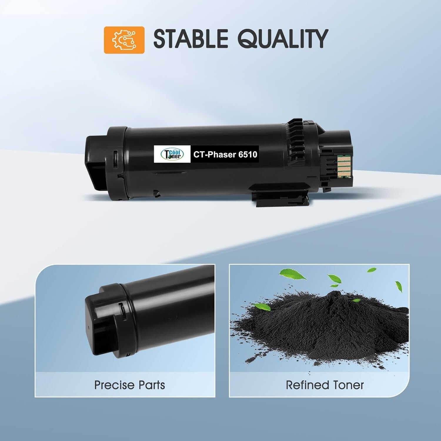 Xerox Compatible 4-Pack High Capacity Toner Cartridges for Phaser 6510/6515