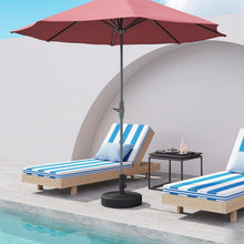 Load image into Gallery viewer, Weather-Resistant 70 lb Fillable Base for Market Table Umbrellas - Black Finish