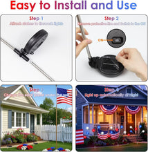 Load image into Gallery viewer, Waterproof Solar Garden LED Lights - Capture the Spirit of Independence Day