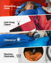 Load image into Gallery viewer, Ultralight Waterproof Sleeping Bag: Perfect for Adults &amp; Kids Camping Adventures