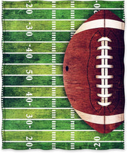 Load image into Gallery viewer, Versatile Football Blanket for Home and Travel - Lightweight &amp; Machine Washable