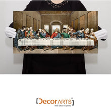 Load image into Gallery viewer, Giclee Canvas Print of The Last Supper by Leonardo da Vinci - 24x12 Art Decor