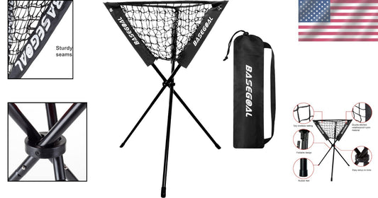 Lightweight Foldable Ball Caddy with Triangular Stability for Young Athletes