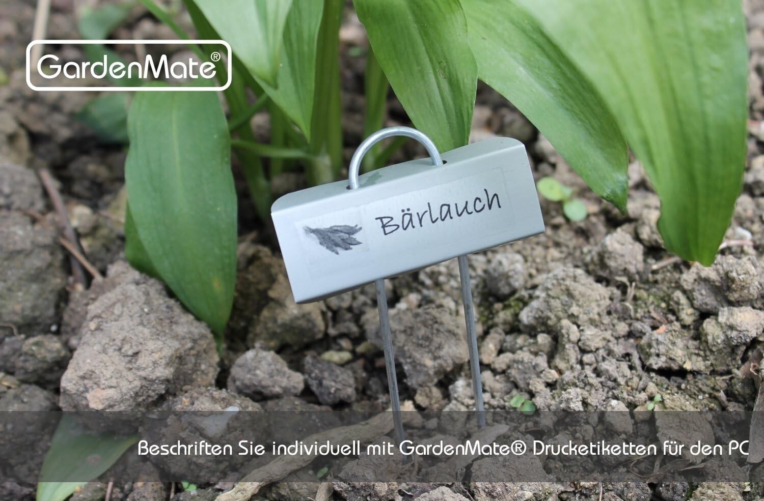 Resistant Zinc Mini Plant Labels - 100 Durable Markers for Garden Care