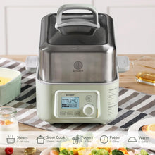 Load image into Gallery viewer, Quick Steam 5-Quart Electric Steamer with Auto Power-Off &amp; Timer Feature