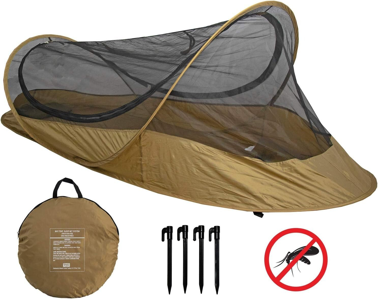 Durable Lightweight Single Person Bivy Tent - Ideal for Solo Wilderness Retreats