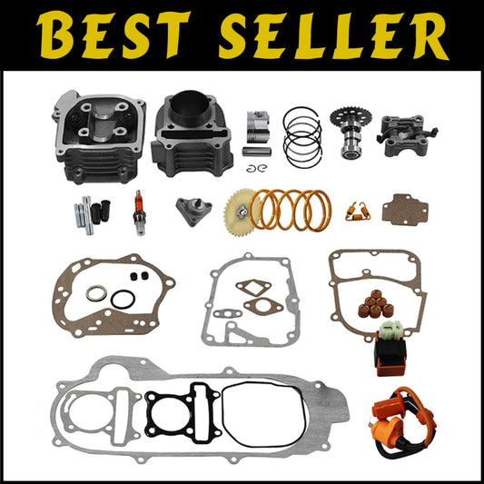 High-Performance GY6 50mm Bore Kit with 64mm Valve for Fast Scooter Upgrades