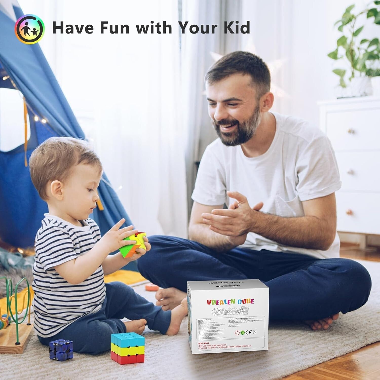 Smooth-Playing 12-Pack Puzzle Cube Set: 2x2 to Skewb - Great for All Ages