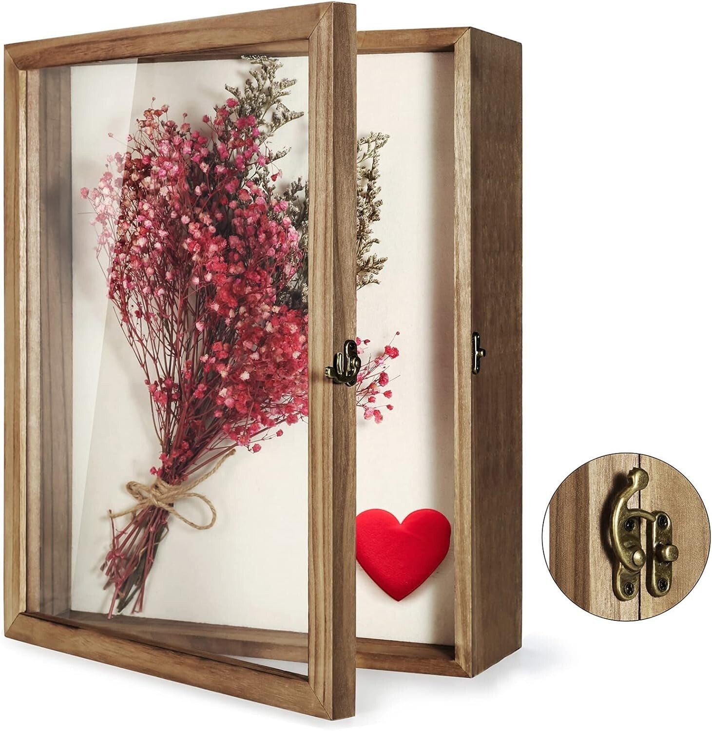 Durable 13 x 16 Shadow Box with Hinged Door - Showcase Your Treasured Keepsakes