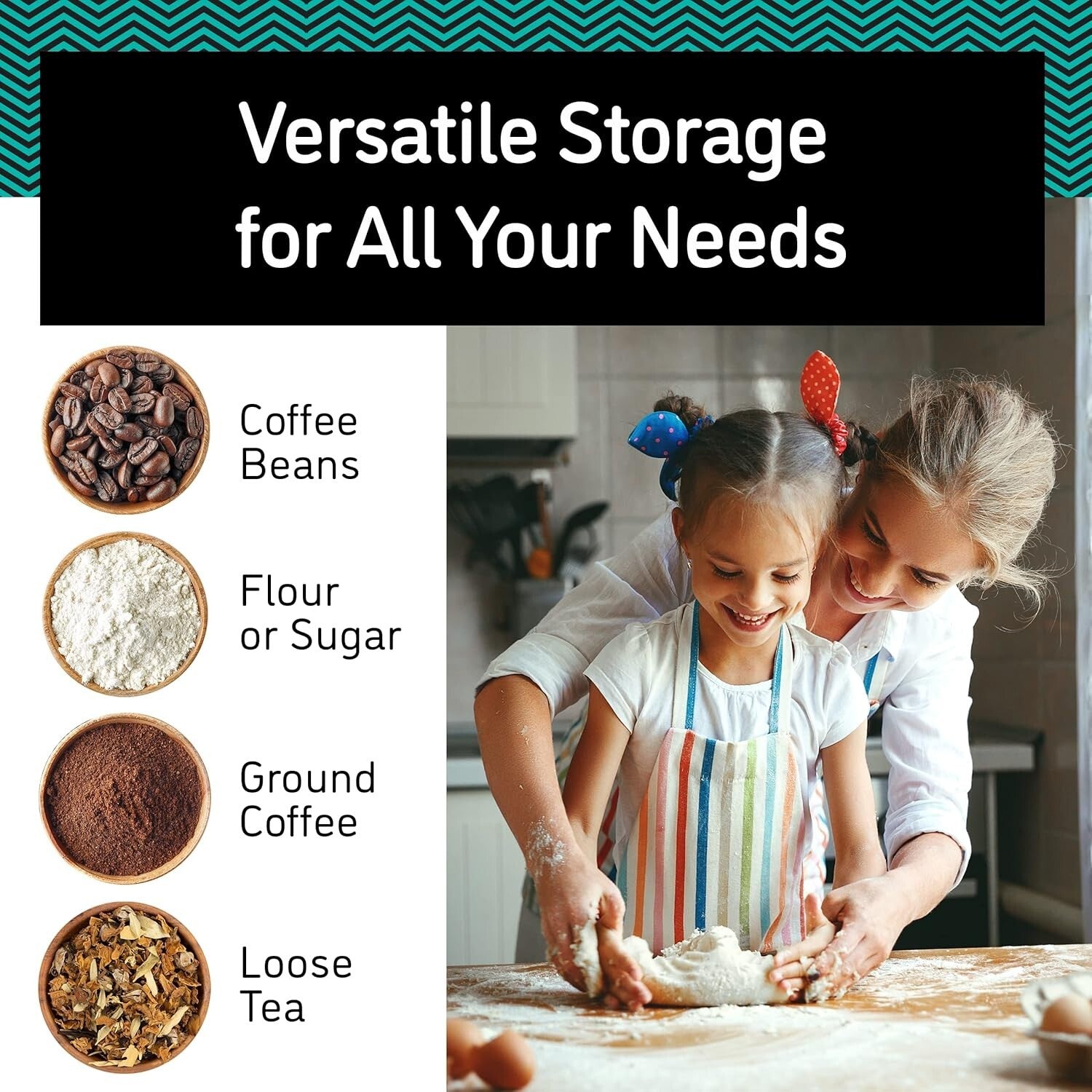 Coffee Freshness Kit: 2-Pack Airtight Canisters with CO2 Release & Date-Tracker