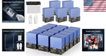 Load image into Gallery viewer, Versatile Card Protection Set: 500 Hard Plastic + 500 Clear Sleeves Included
