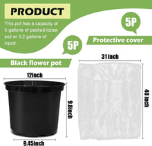 Load image into Gallery viewer, Garden Protection Bundle: 5 Reusable 12-Inch Pots with Reinforced Netting Covers