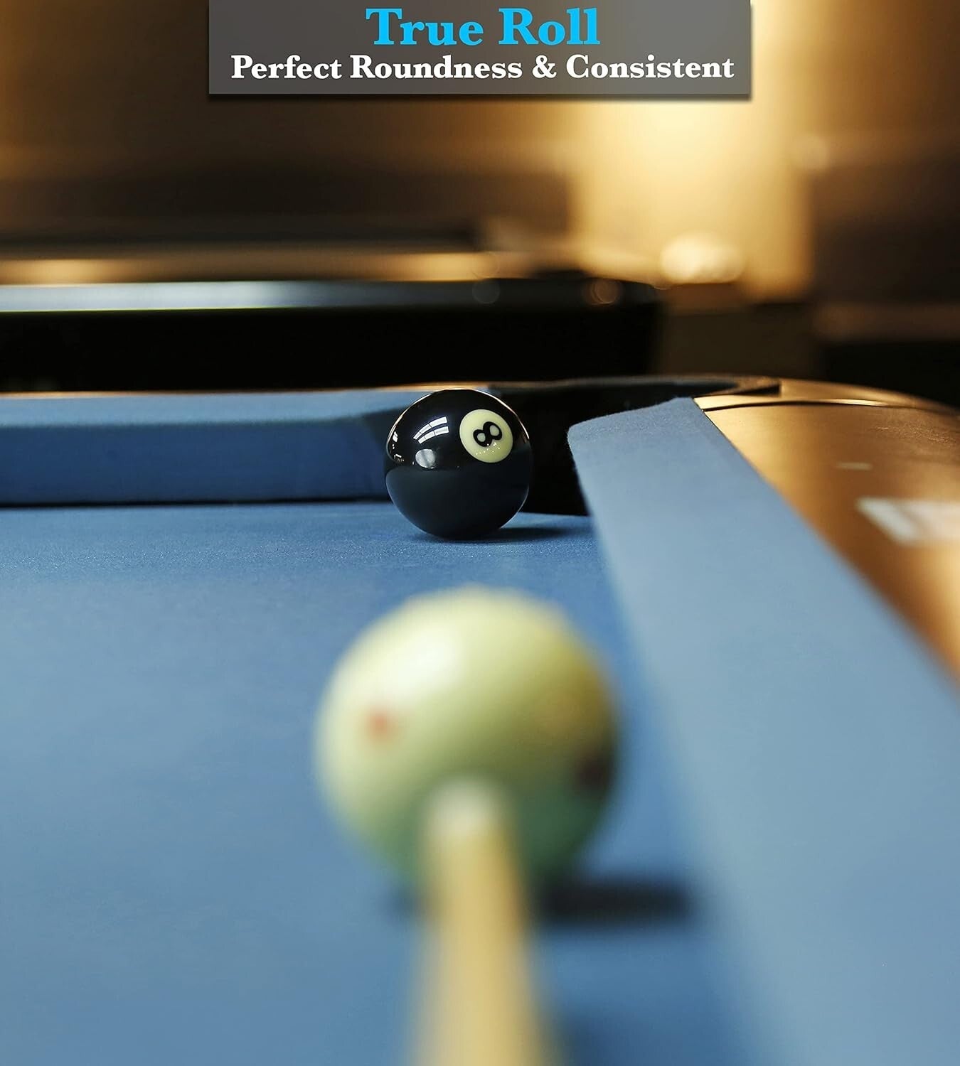 Standard Size Billiard Balls - Deluxe Resin, Ideal Holiday Gift for Pool Lovers