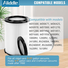 Load image into Gallery viewer, QwikLock VF4000 Filter Replacement - Washable 4-Pack for Ridgid/Husky Vacuums