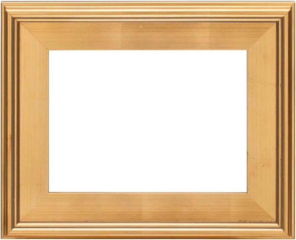 Elegant 9X12 Gold Leaf Wooden Picture Frame - Perfect for Art & Photos