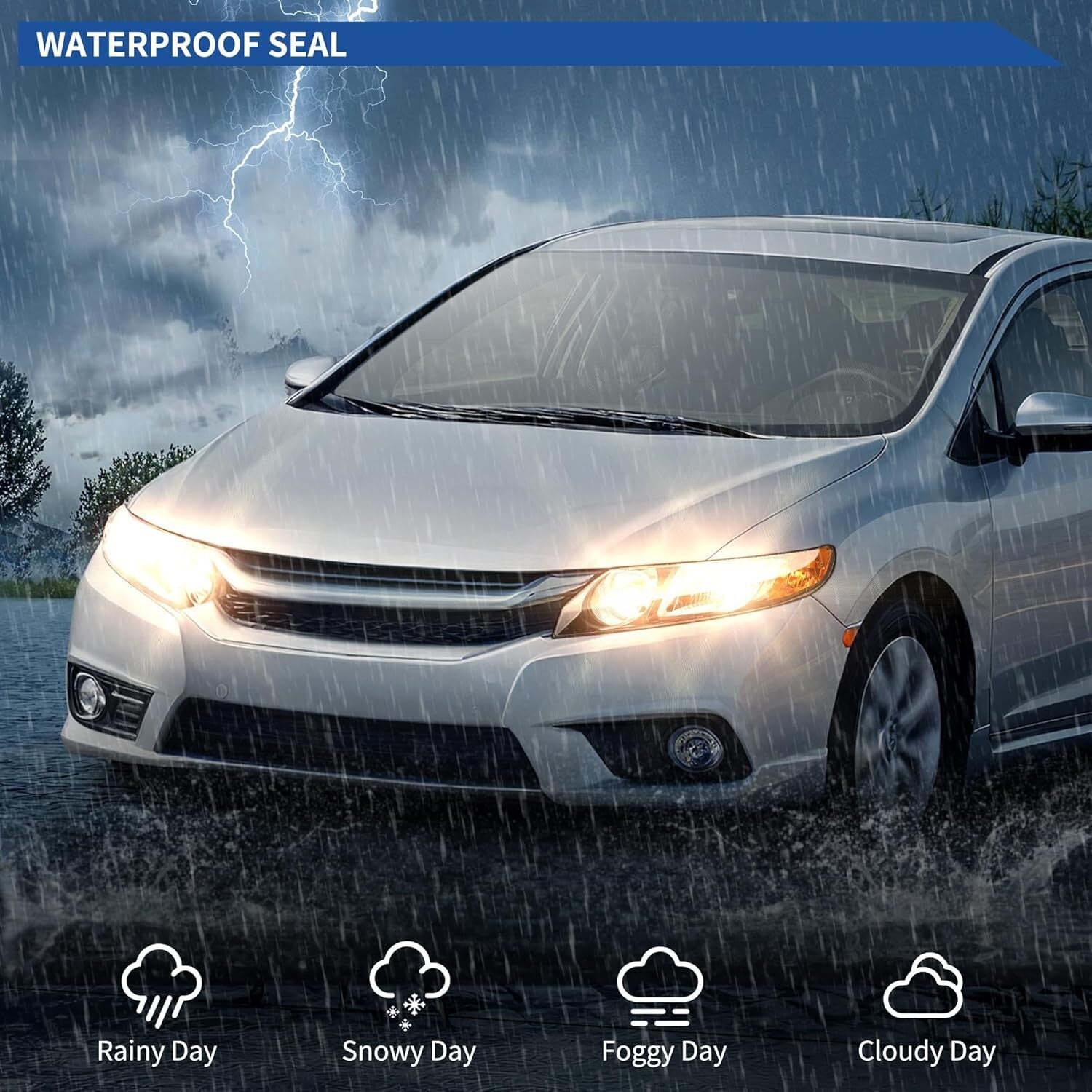 DOT Certified Clear Lens Headlight for 2006-2011 Honda Civic - Easy Installation