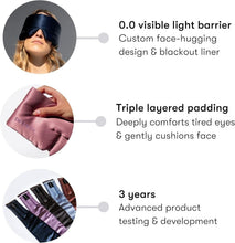 Load image into Gallery viewer, Award-Winning Silk Sleep Mask - Hypoallergenic for Gentle Skin Protection