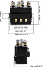 Load image into Gallery viewer, Premium 12V 500A Solenoid Relay for Winches - Includes 2 Pack of Contactors
