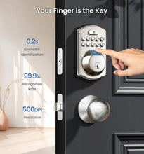 Load image into Gallery viewer, 4-in-1 Fingerprint &amp; Keypad Smart Door Lock - Durable &amp; Secure with Easy Setup