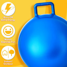 Load image into Gallery viewer, 6-Piece Inflatable Hopper Ball Set - 32 Inch Bouncing Balls with Handles