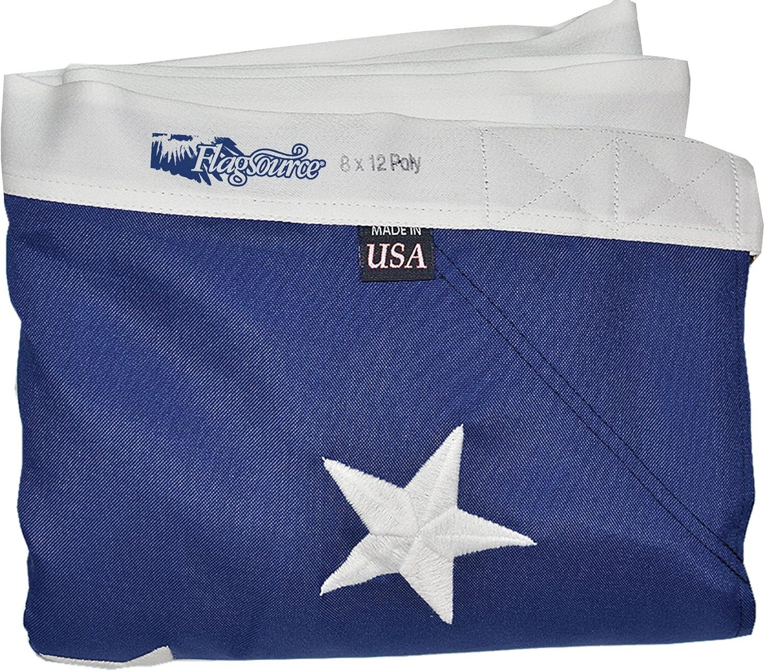Beautifully Embroidered 8x12'' PolyExtra American Flag for Patriotic Displays