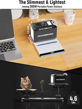 Load image into Gallery viewer, Lightweight 237Wh Mini Generator with LED Light - Perfect for Outdoor Adventures
