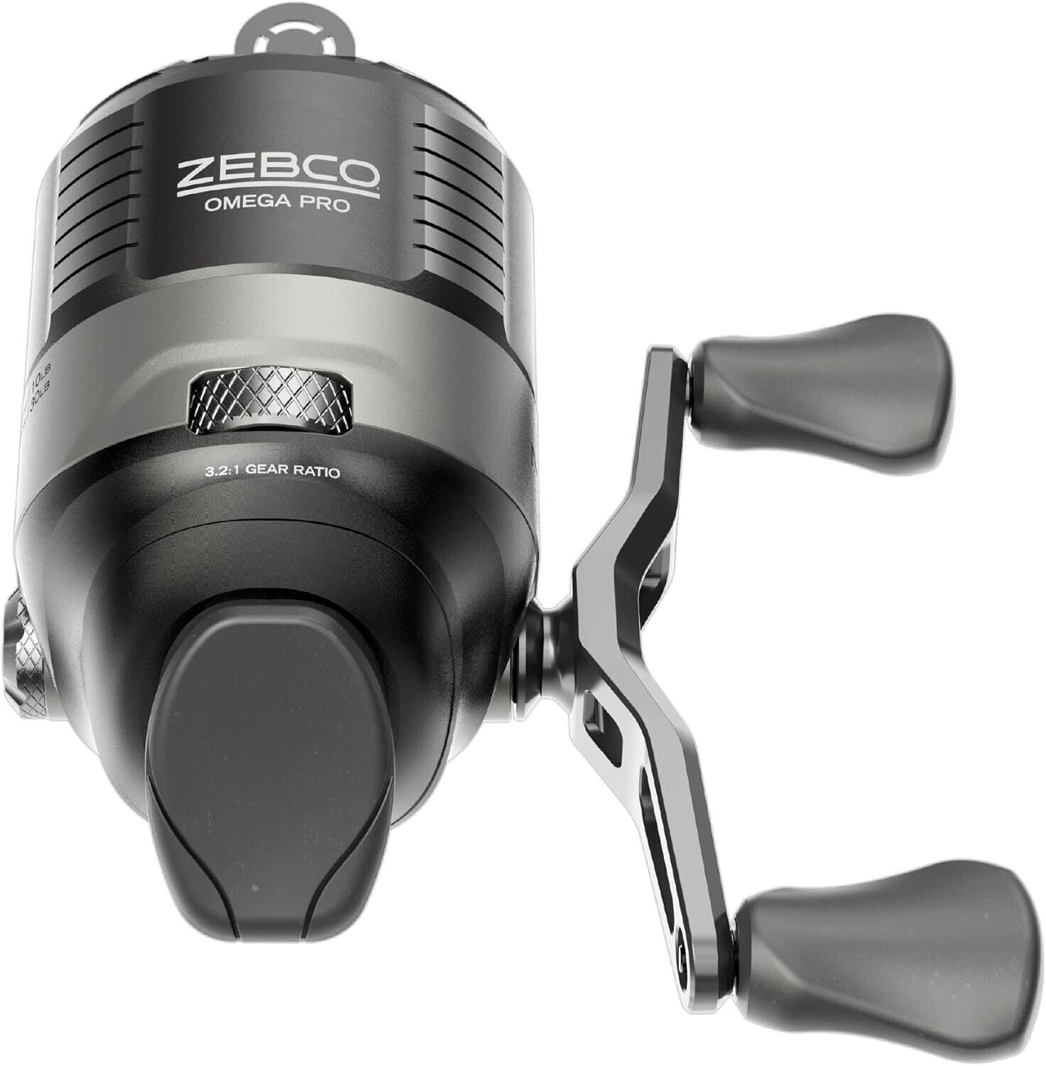 All-Metal Omega Pro Spincast Fishing Reel - Braid Ready with Quick-Change Spool