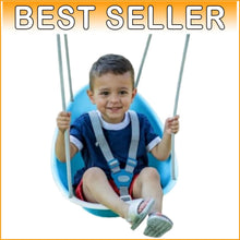 Load image into Gallery viewer, Adjustable Toddler Swing with 3-Point Harness - Perfect for Ages 6-36 Months